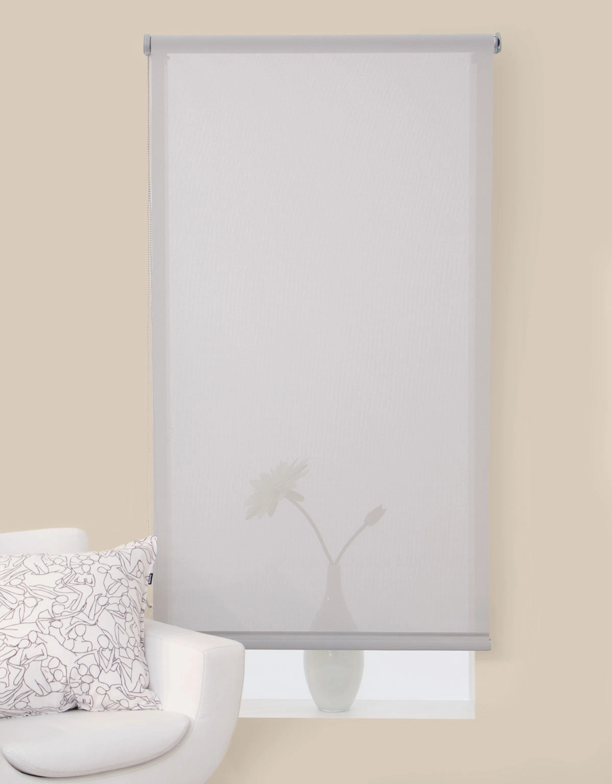 Rullgardin-Screen-Ljusgrå-extra-hög
