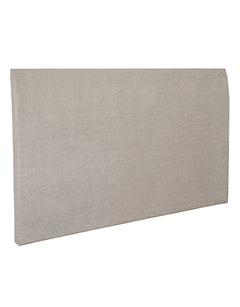 Beige sänggavel till dubbelsäng