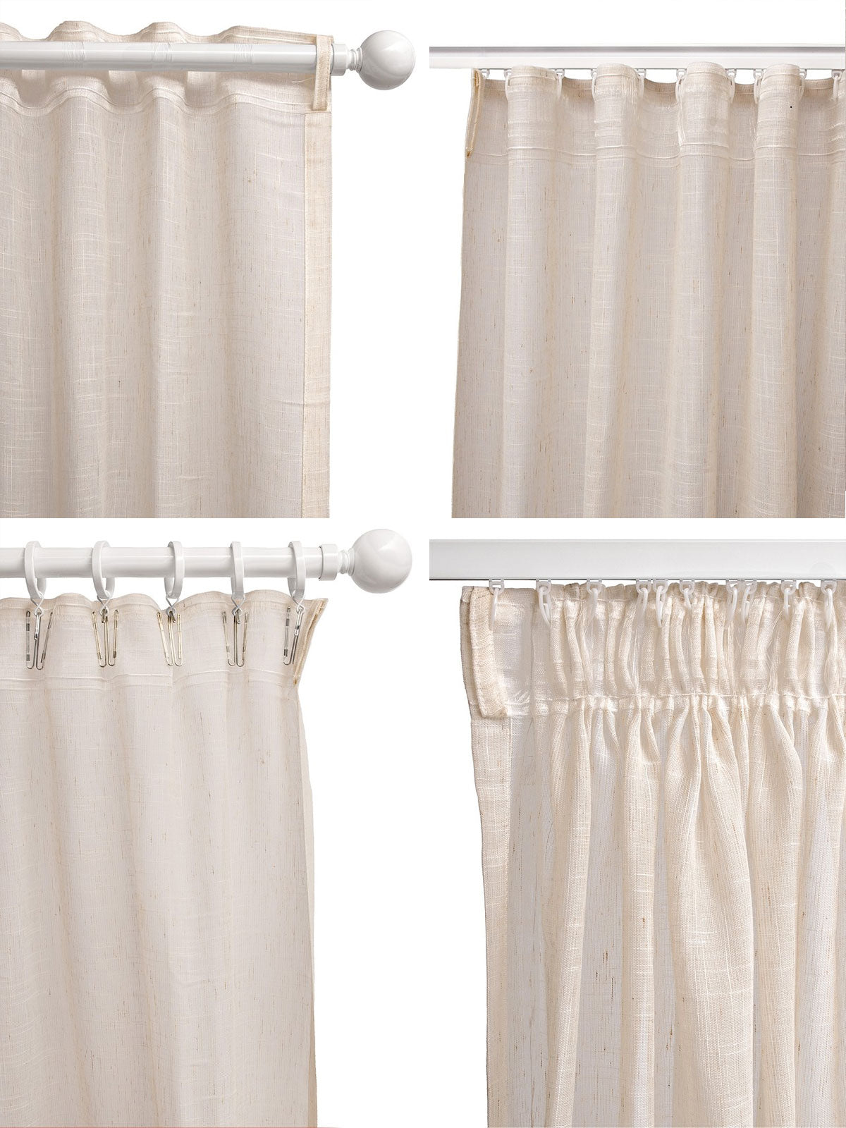 Gardin Alma, beige, 268x280 cm