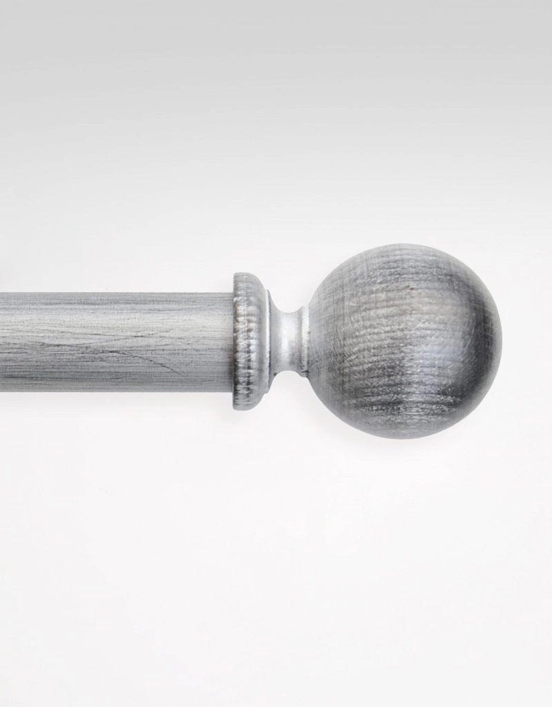 Ändknopp Oscar Silver 35 mm Hasta